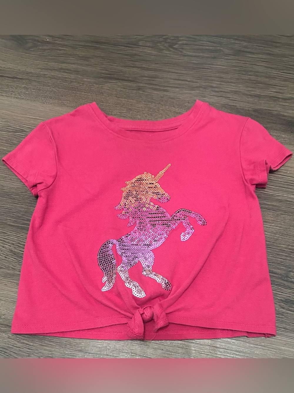 3/$12 Jumping Beans Pink Unicorn T-Shirt Girls Size 4T